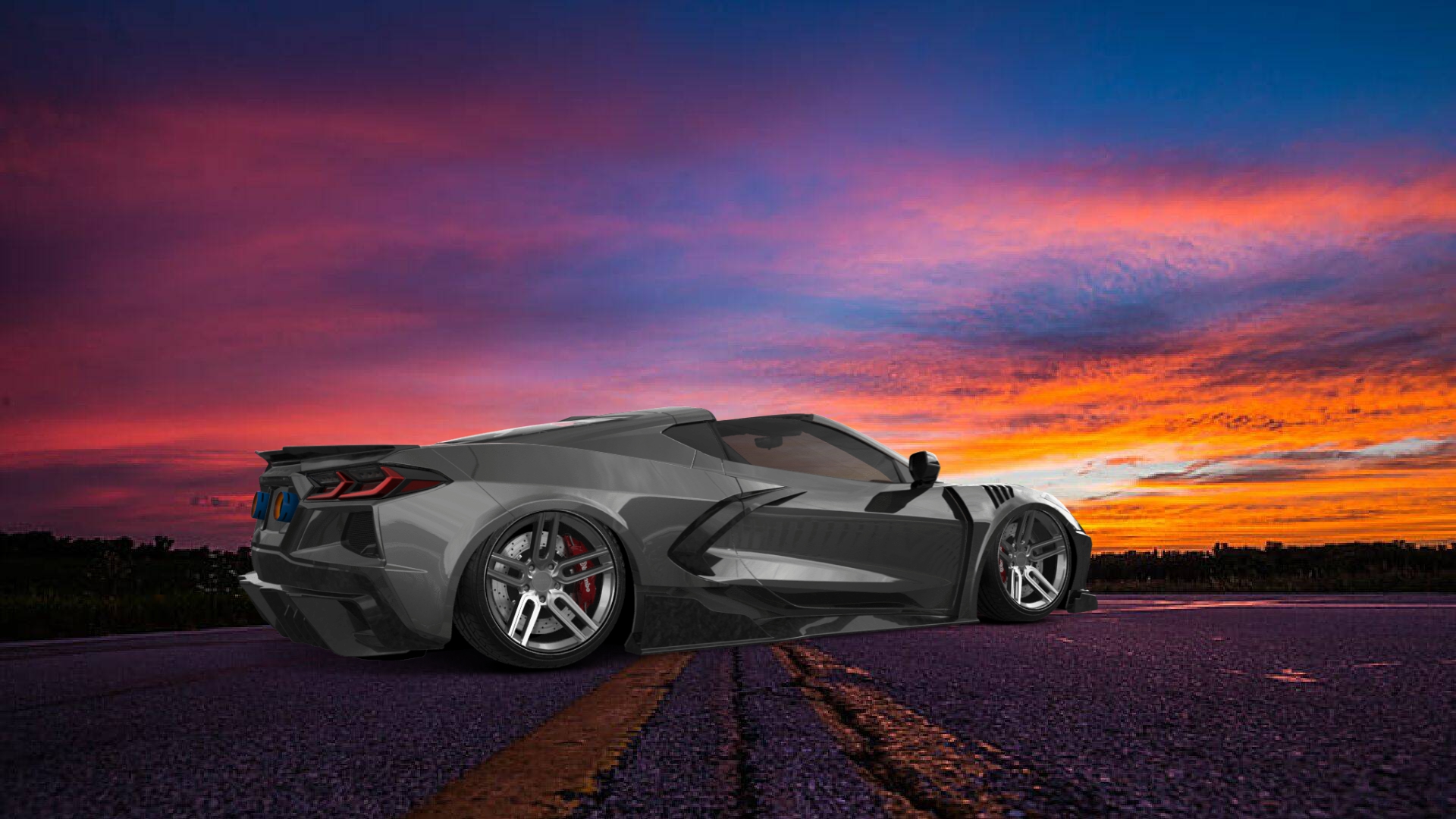 Chevrolet Corvette 2 door targa top 2020 Images
