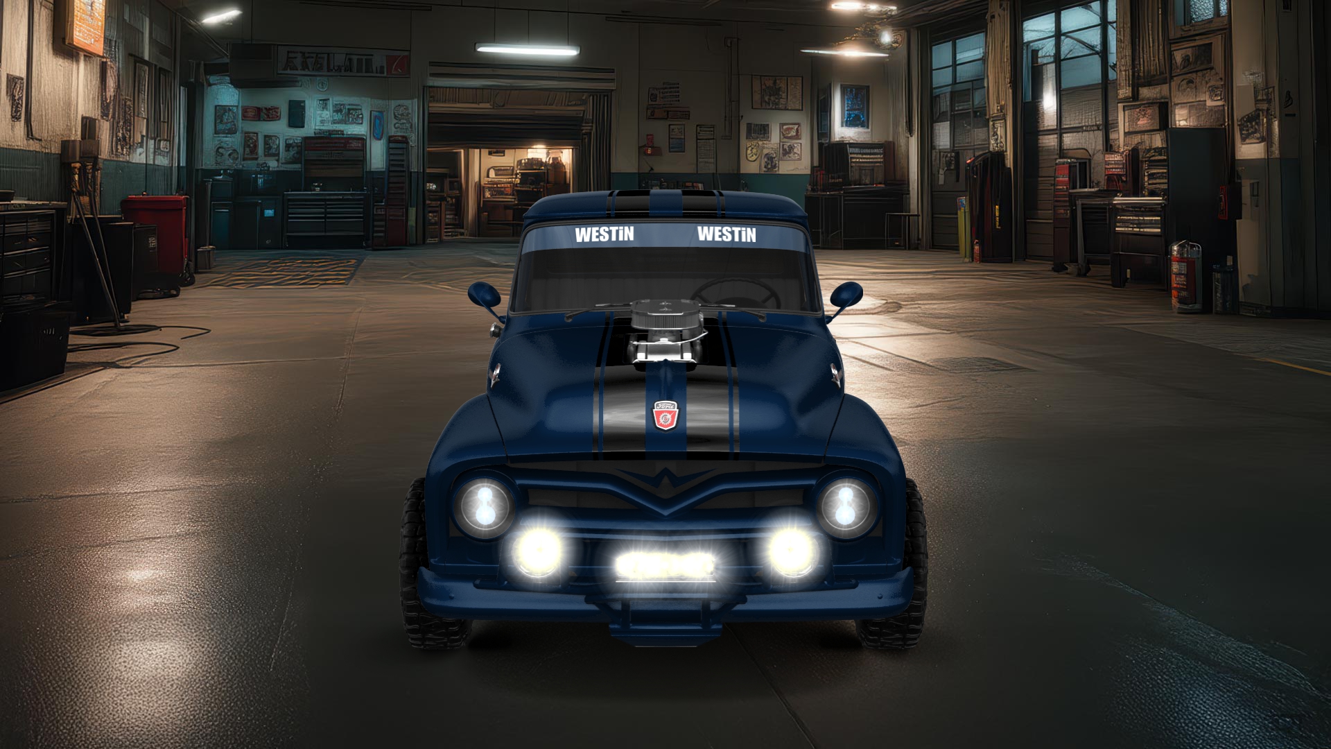 Ford F-100 2 Door truck 1956 tuning