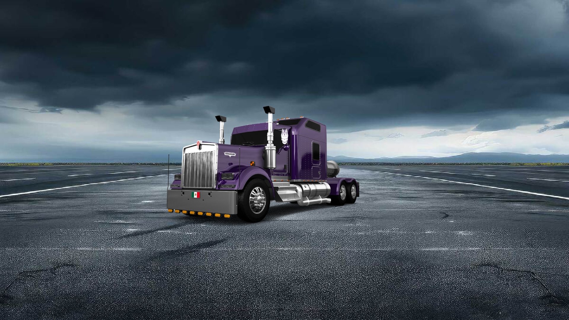 Kenworth W900 Sleeper Cab Truck 2015