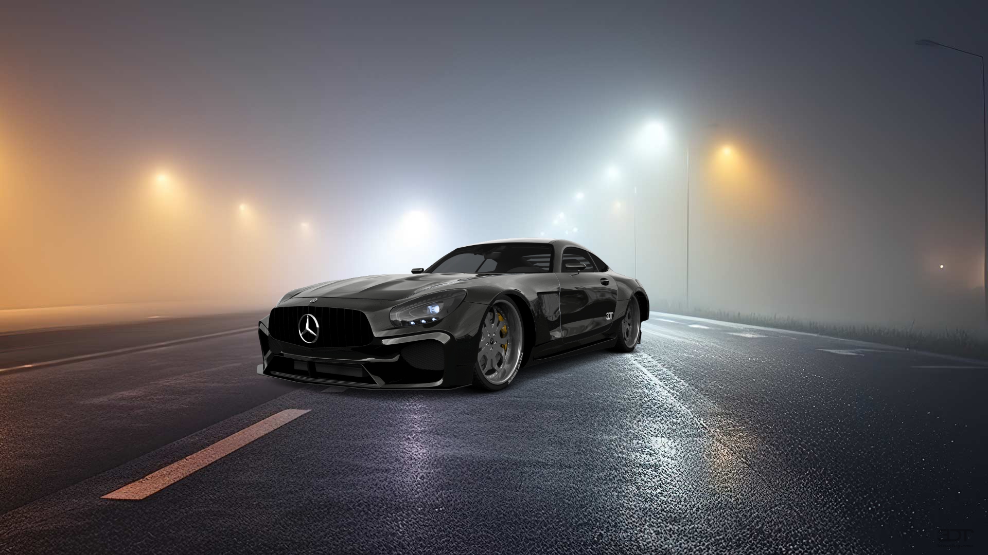 Mercedes AMG GT 2 door fastback coupe 2016