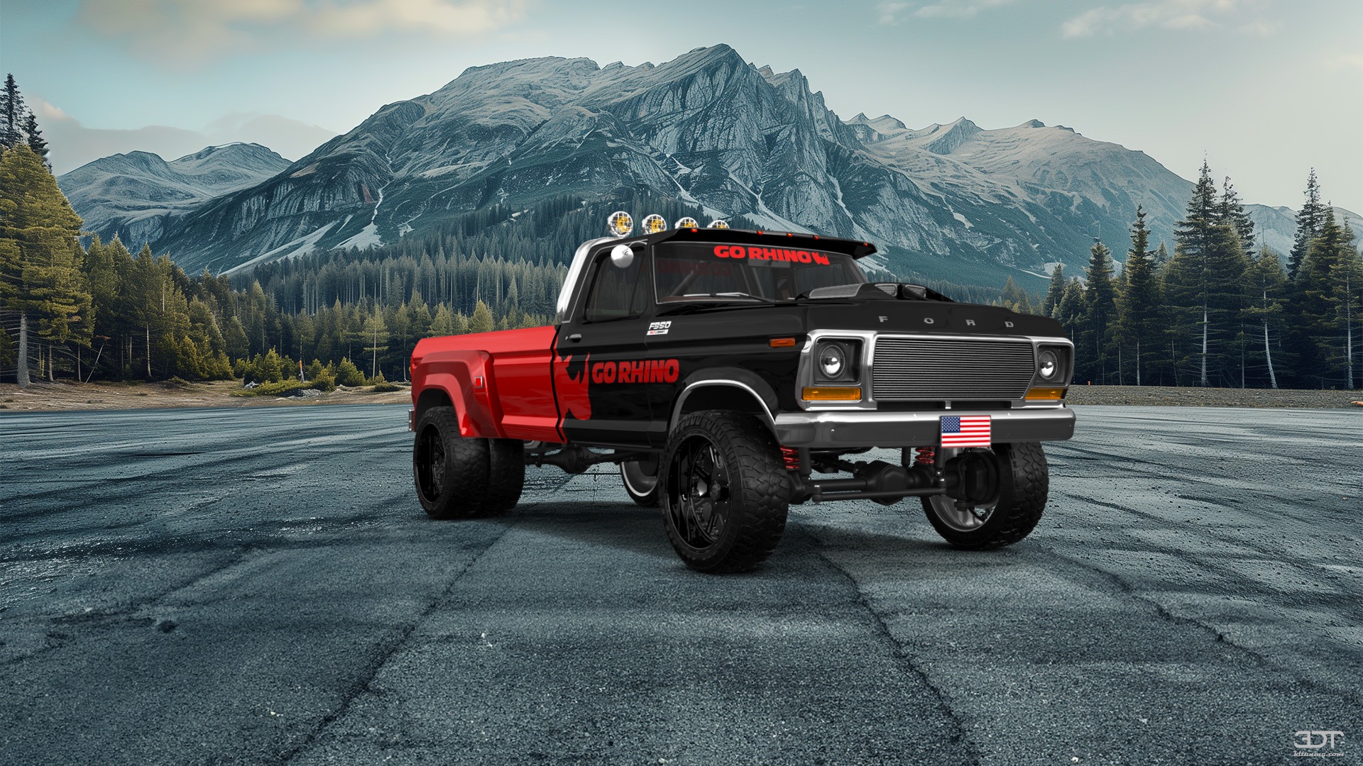 Ford F-350 Dually Regular Cab 2 Door pickup truck 1978 tuning