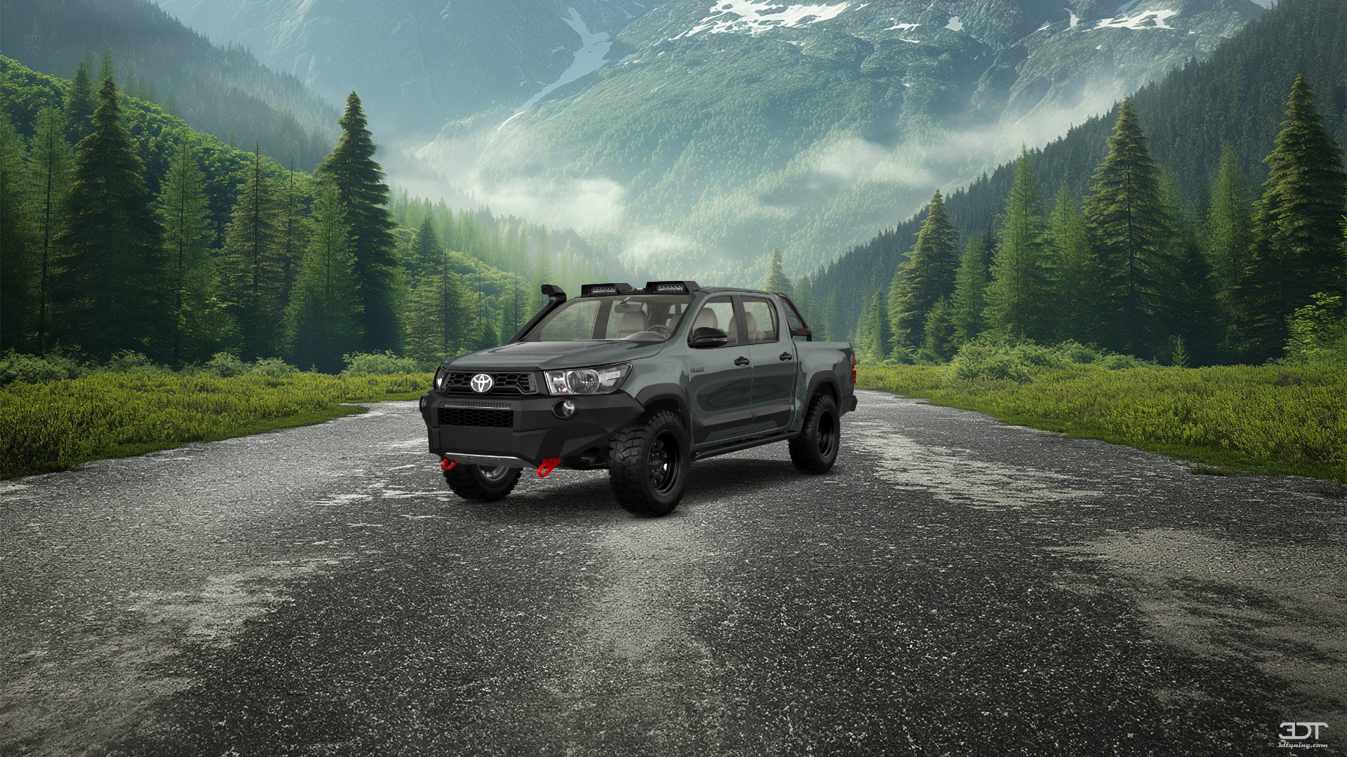 Toyota Hilux Double Cab 4 Door pickup truck 2015 tuning