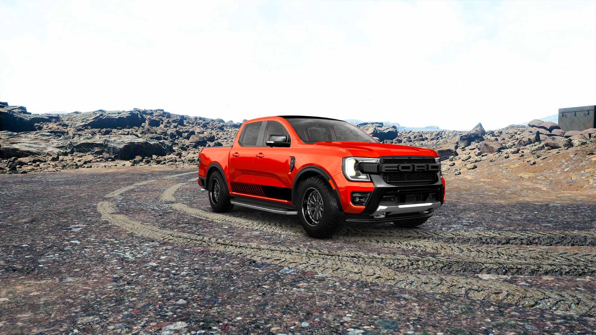 Ford Ranger 4 Door pickup truck 2022 tuning