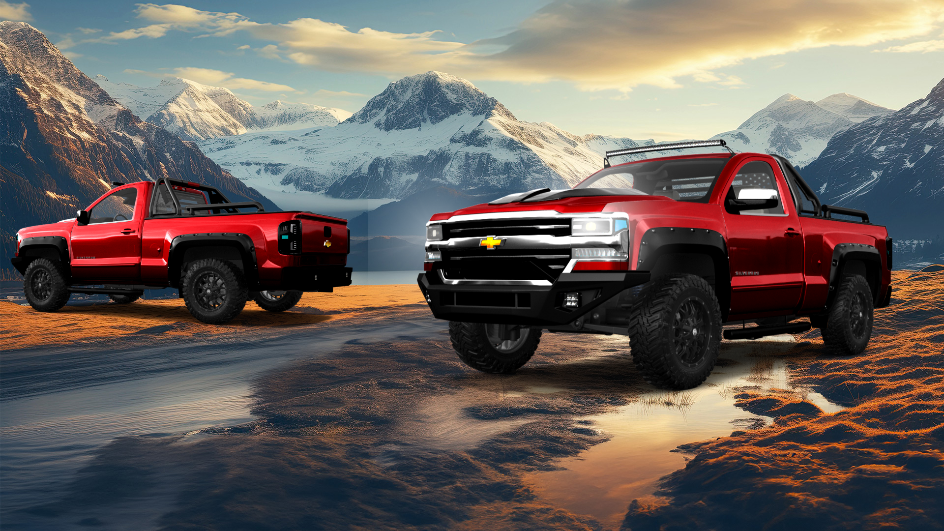 Chevrolet Silverado 1500 6.5 box 2 Door truck 2016 tuning