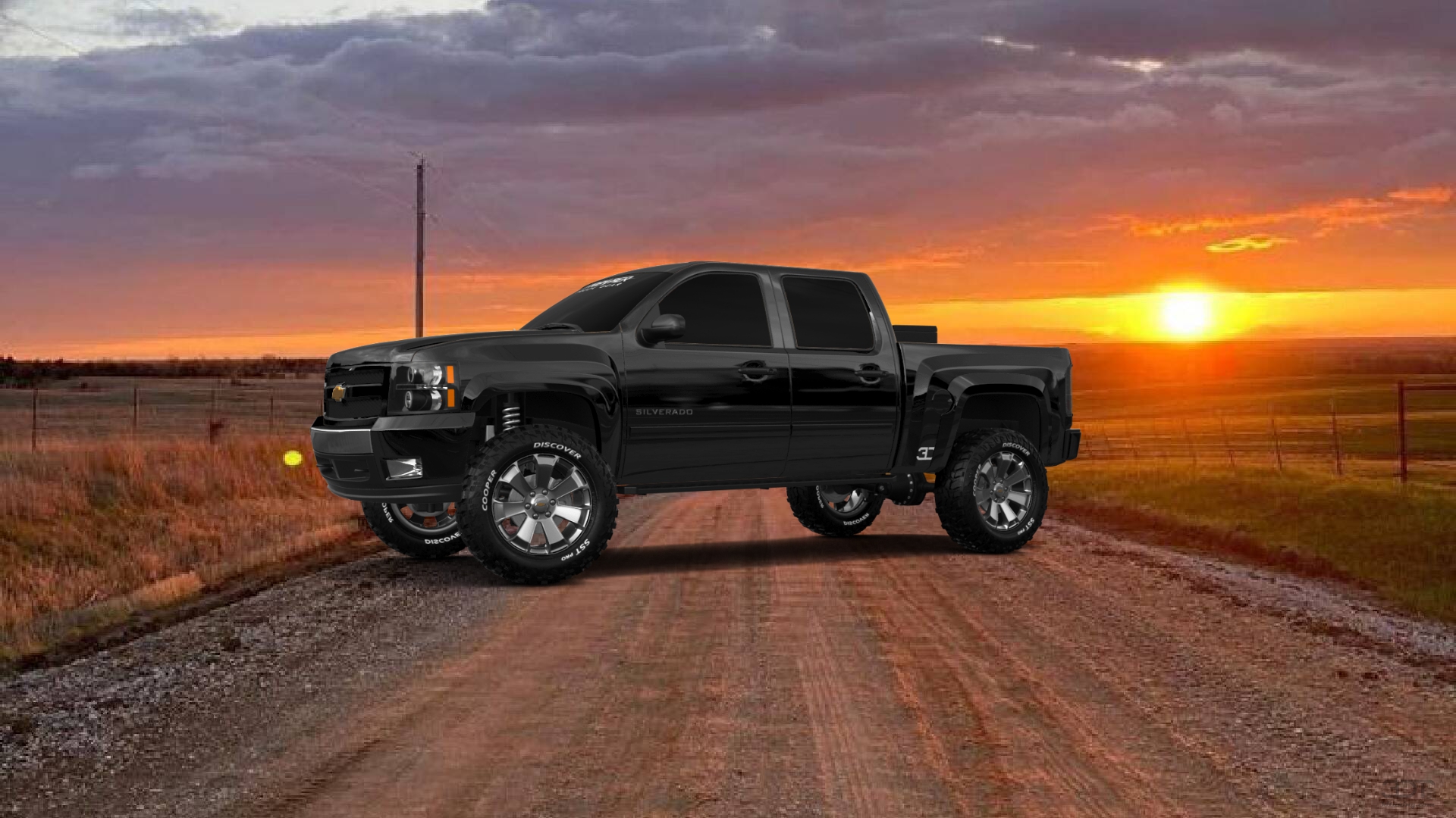 Chevrolet Silverado 1500 Crew Cab 4 Door pickup truck 2007 tuning