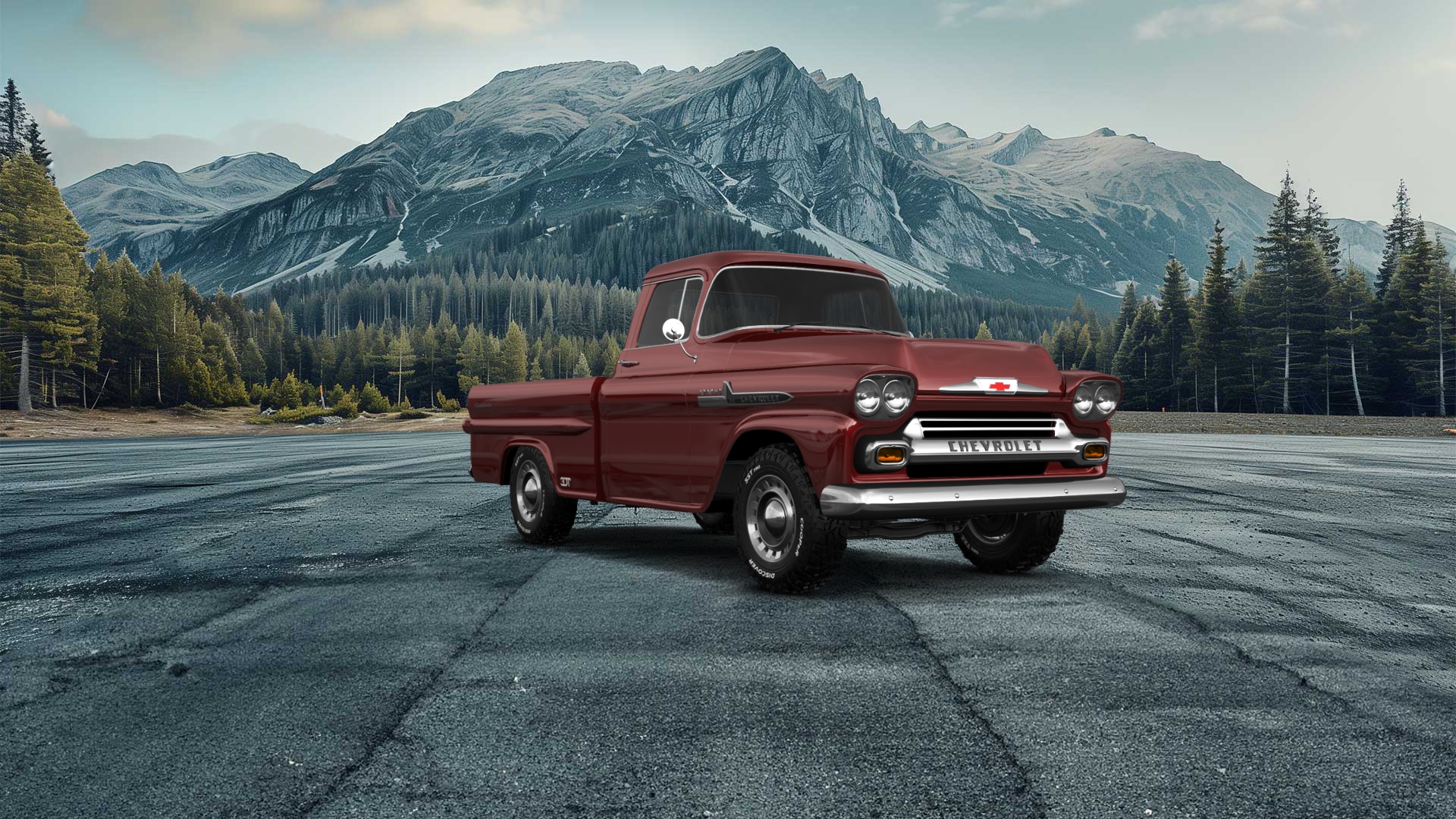 Chevrolet Apache 2 Door pickup truck 1958 tuning