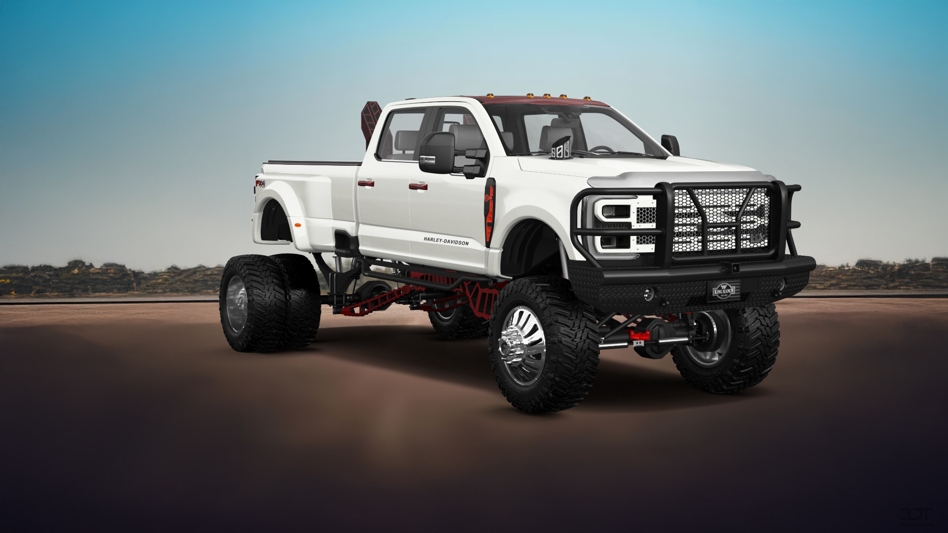 Ford F-350 DRW Crew Cab 4 Door pickup truck 2023 tuning