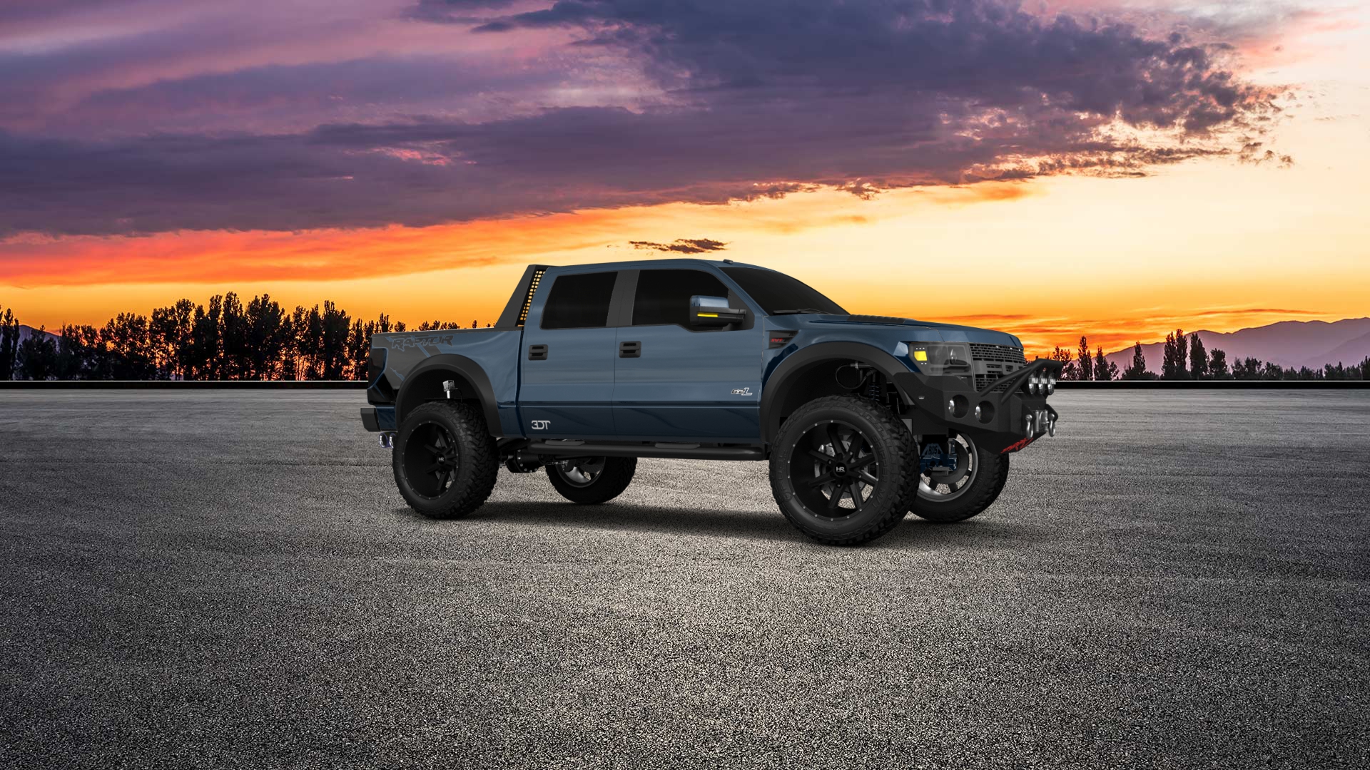 Ford F-150 SVT Raptor 4 Door pickup truck 2013