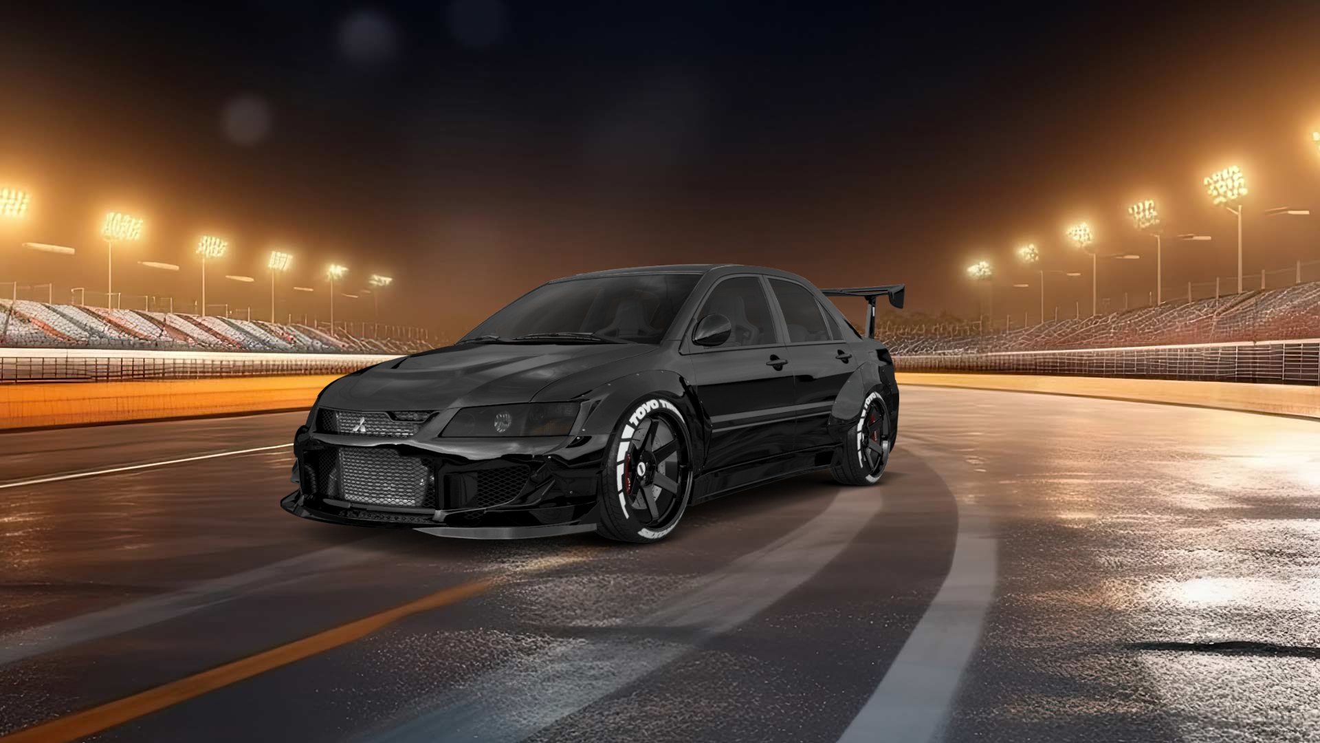 Mitsubishi Lancer Evo IX 4 Door Saloon 2005 tuning