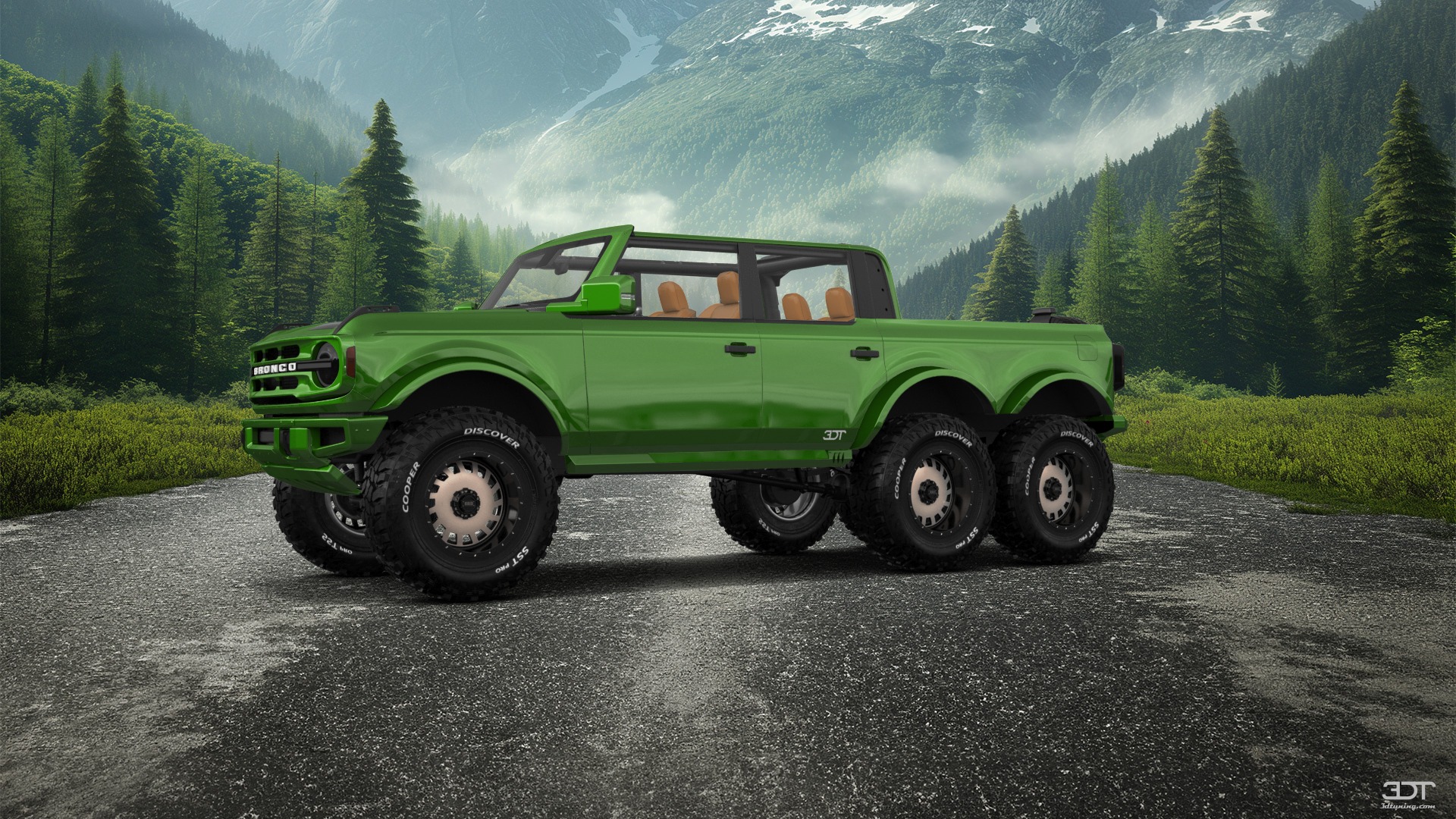 Ford Bronco 6X6 4 Door pickup truck 2021