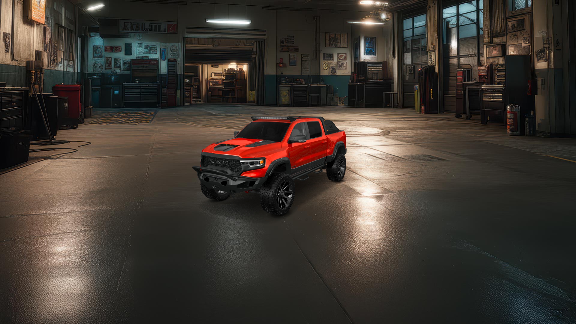 Dodge Ram 1500 TRX 4 Door pickup truck 2021 tuning