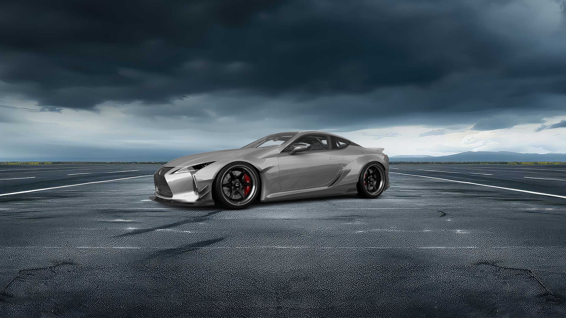 Lexus LC500 2 door fastback coupe 2017 tuning