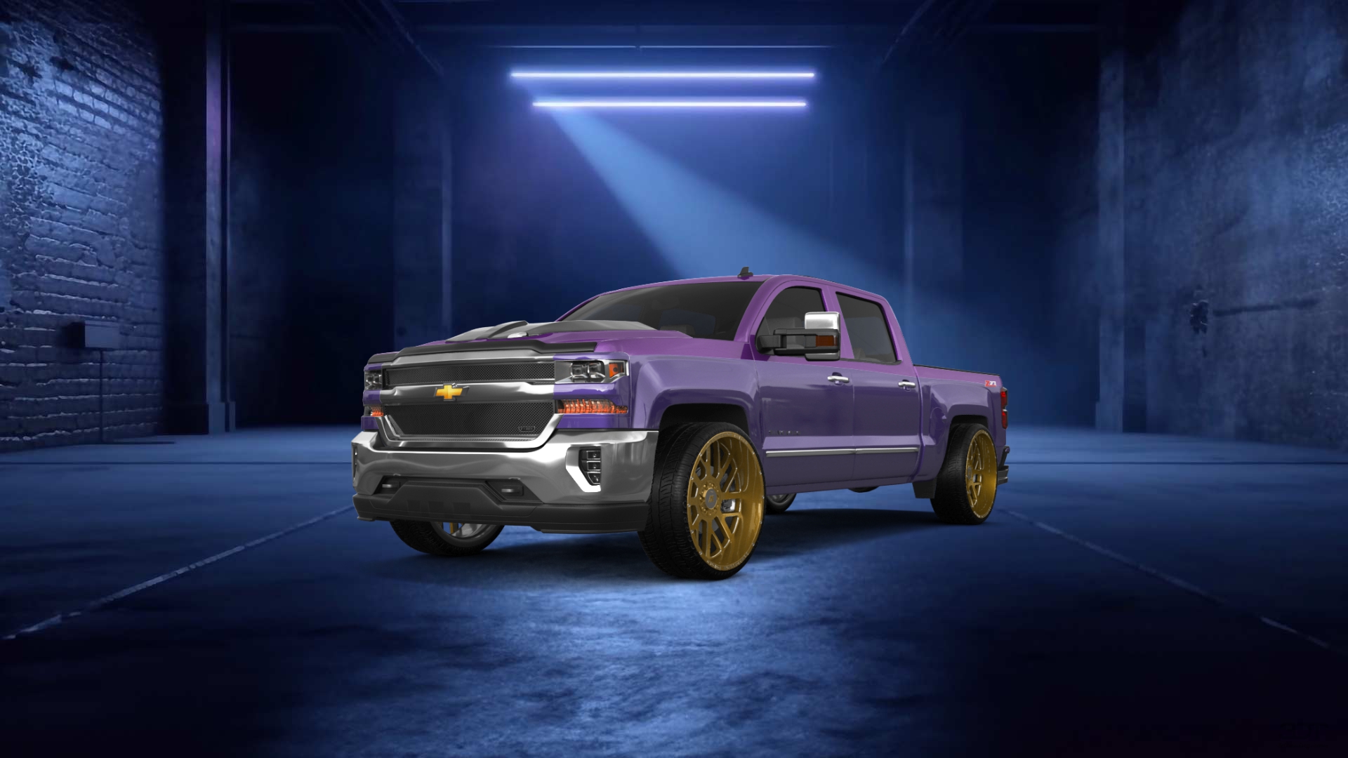 Chevrolet Silverado 1500 4 Door pickup truck 2016 tuning