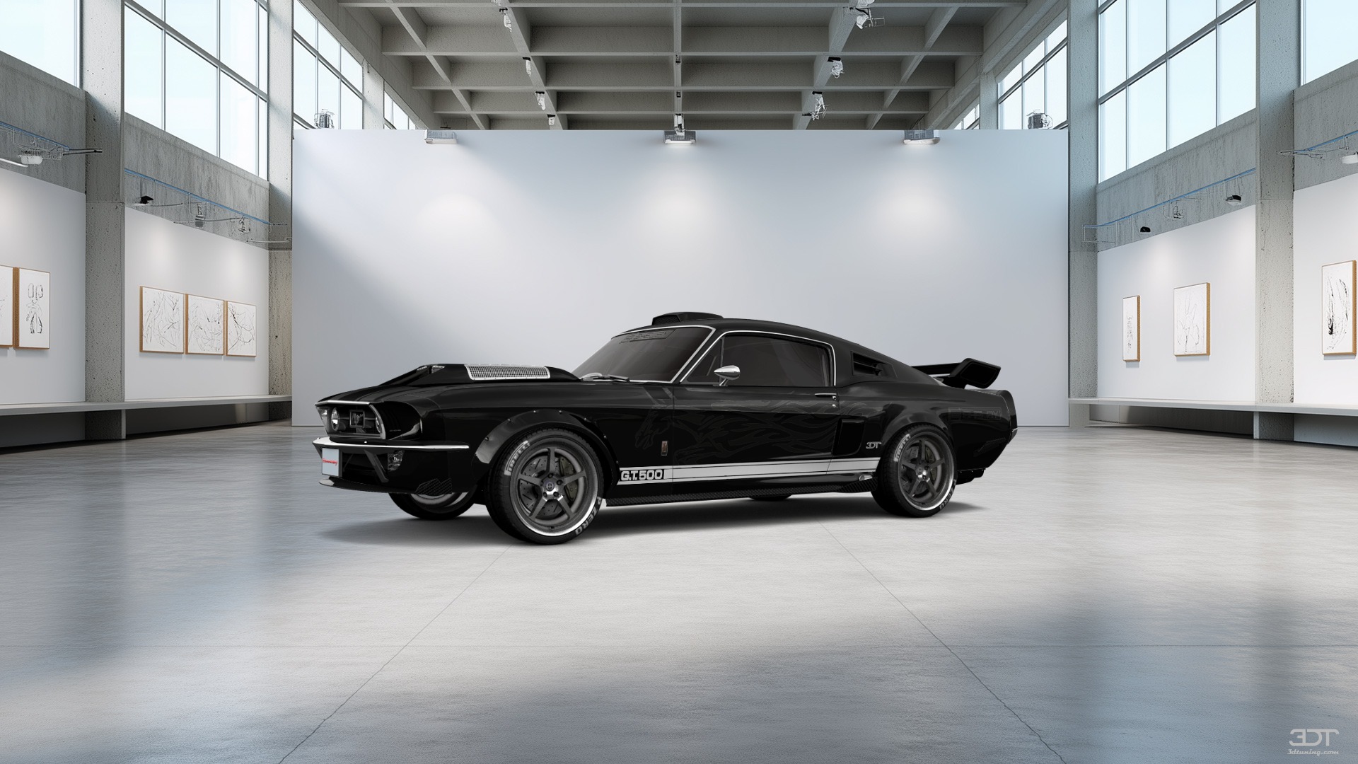 Mustang GT500 2 Door Coupe 1968 tuning