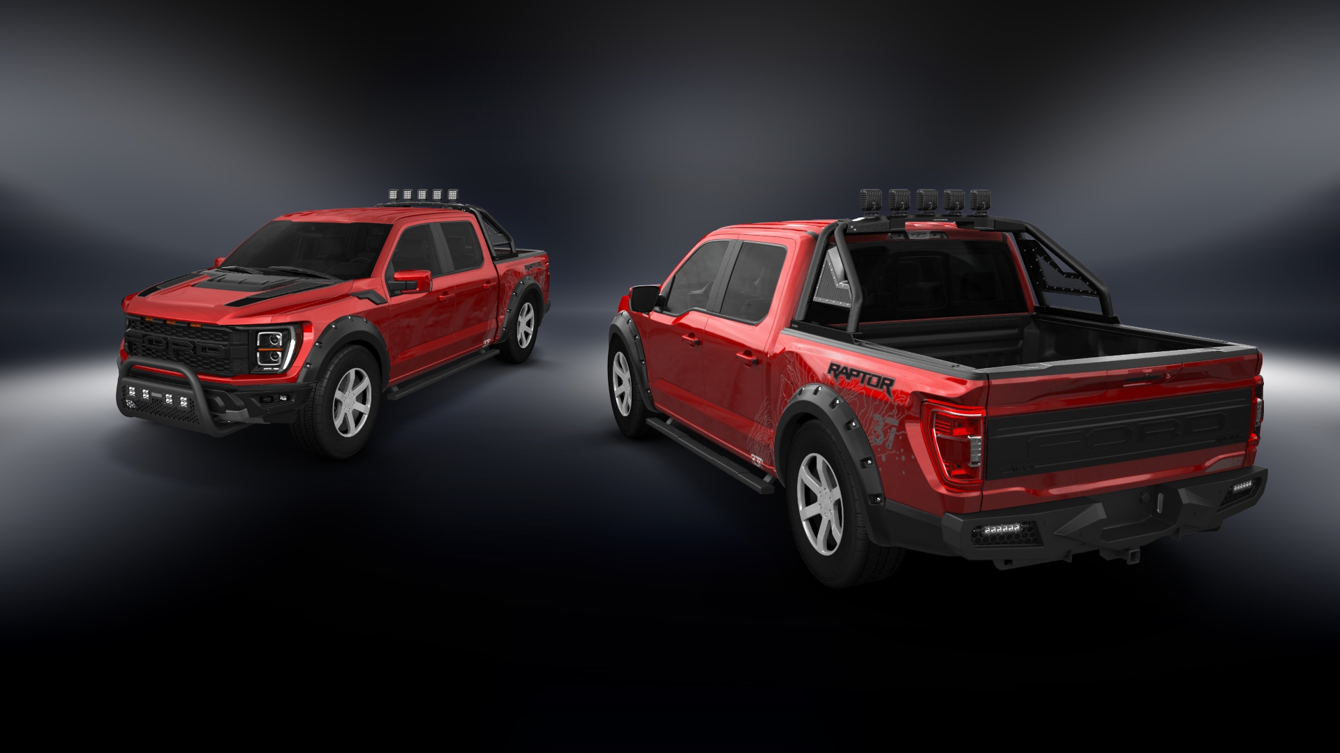 Ford F-150 Raptor 4 Door pickup truck 2021 tuning