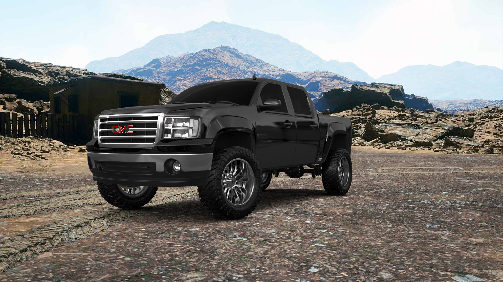 GMC Sierra 1500 Crew Cab 5.8 ft box 4 Door pickup truck 2007