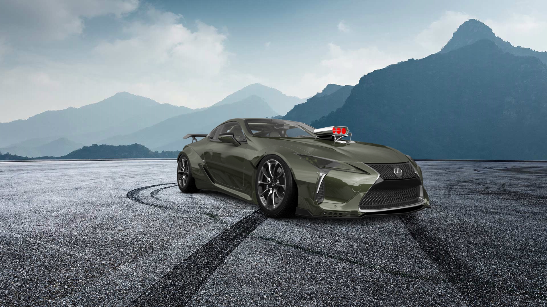 Lexus LC500 2 door fastback coupe 2017