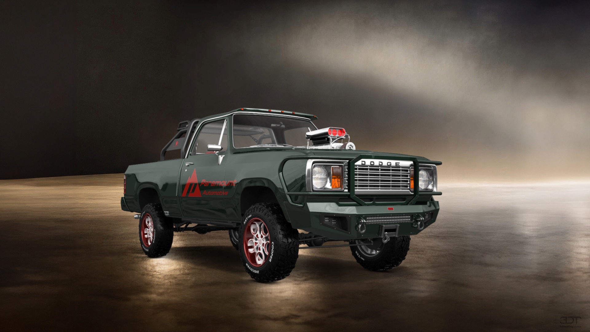 Dodge Power Wagon W200 2 Door pickup truck 1977 tuning