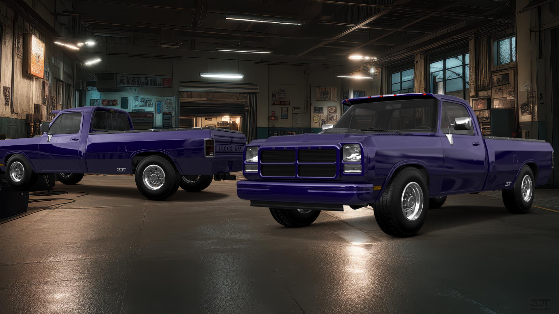 Dodge Ram 2 Door pickup truck 1991 tuning