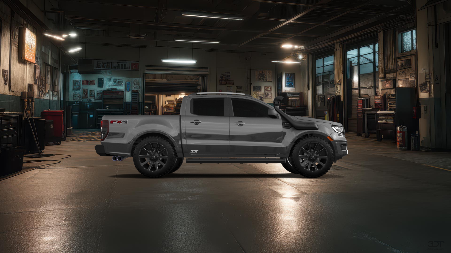 Ford Ranger 4 Door pickup truck 2019 tuning