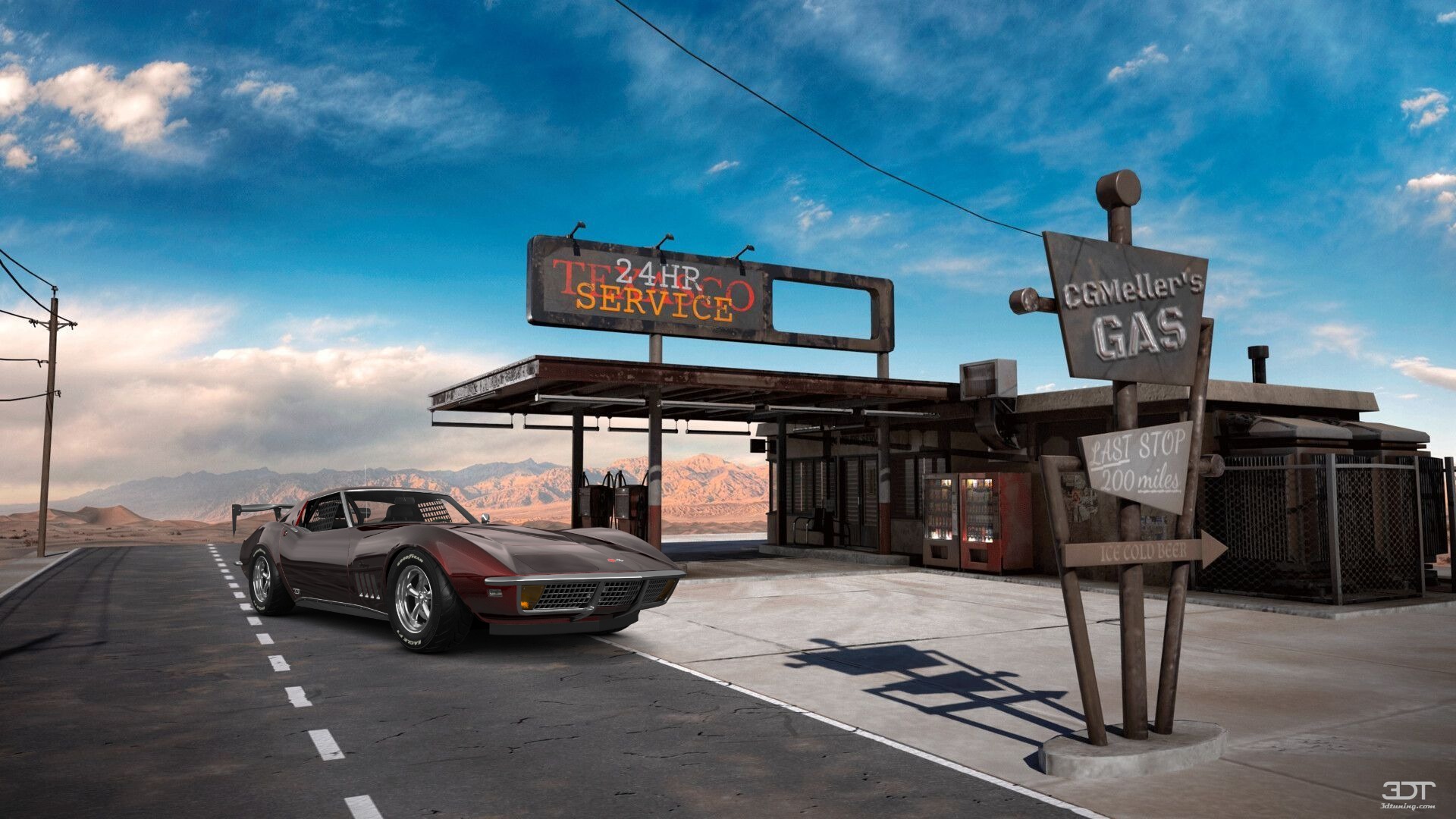 Tuning Chevrolet Corvette 2 Door Coupe 1968