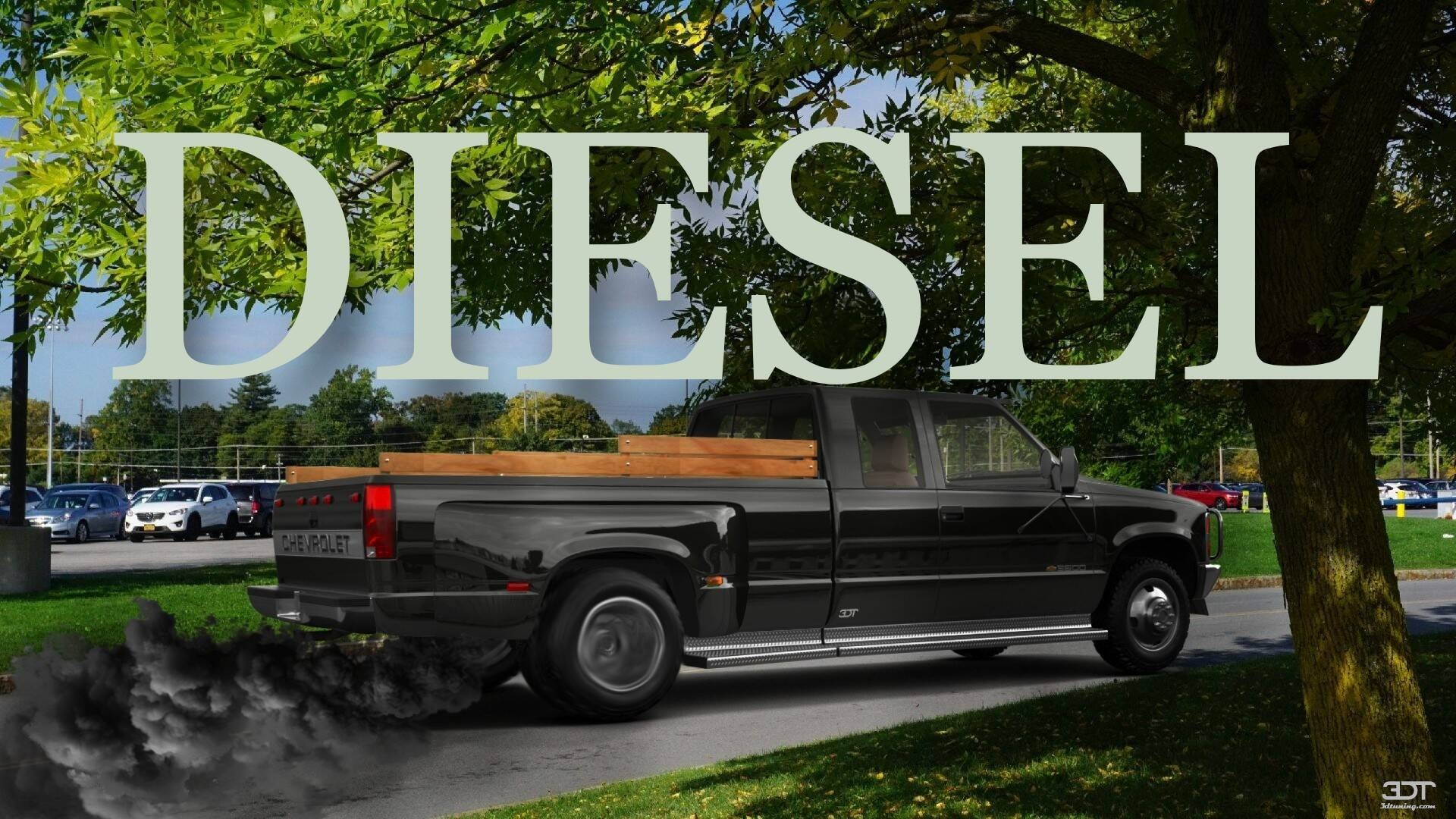 Tuning Chevrolet K3500 Extended Cab Pickup Truck 1988