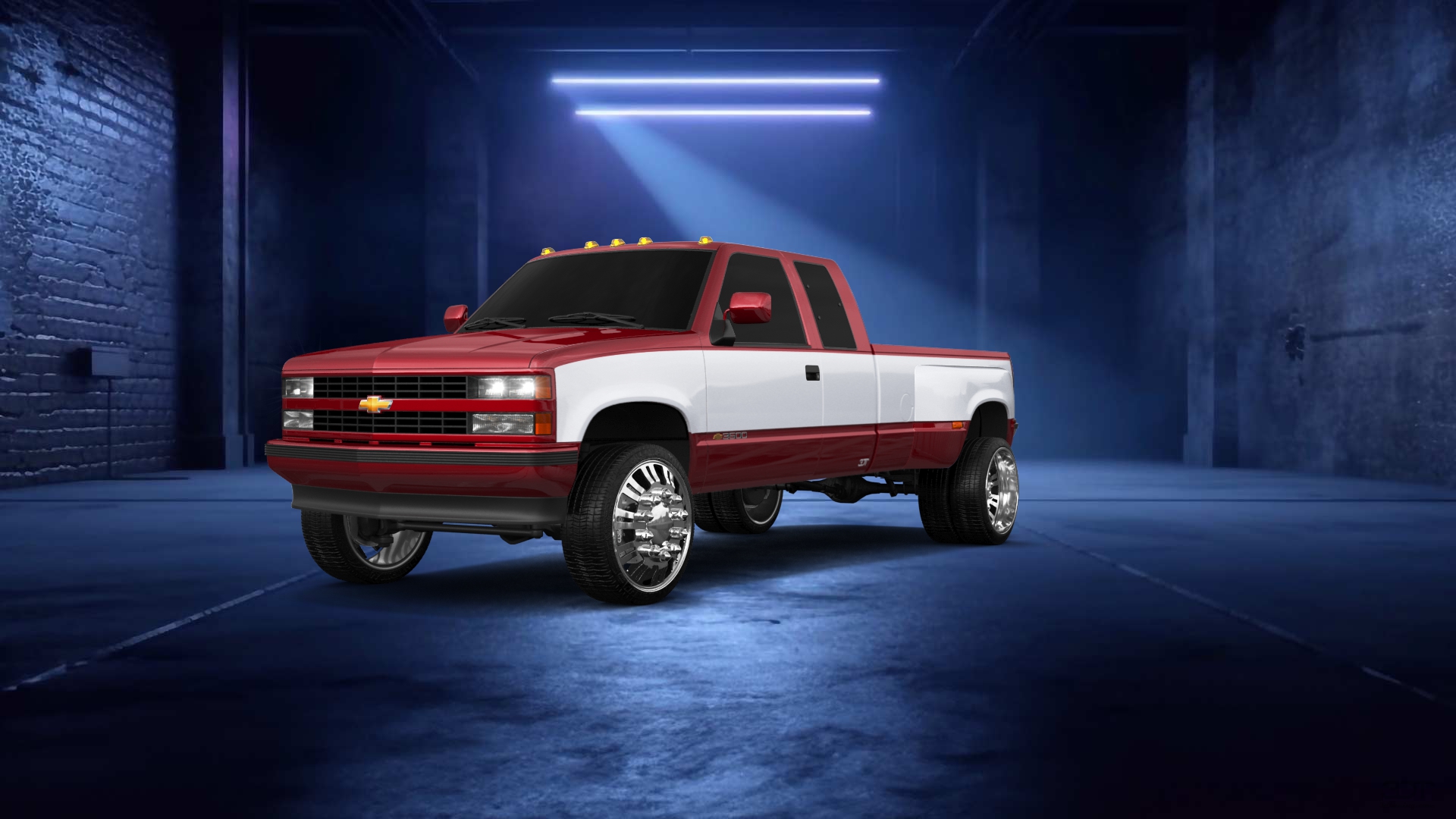 Chevrolet K3500 Extended Cab Pickup Truck 1988