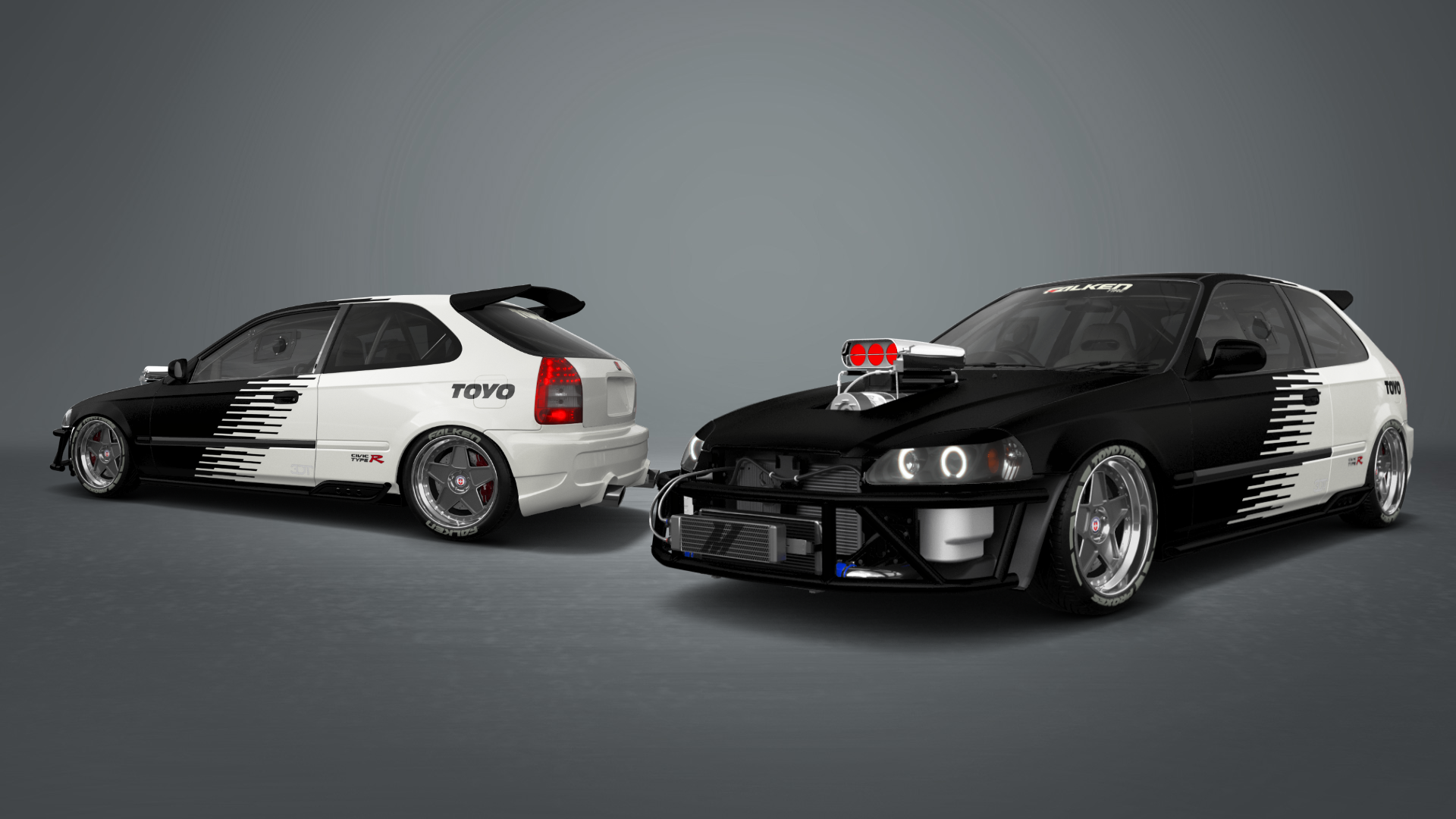 Honda Civic 3 Door Hatchback 1997 tuning