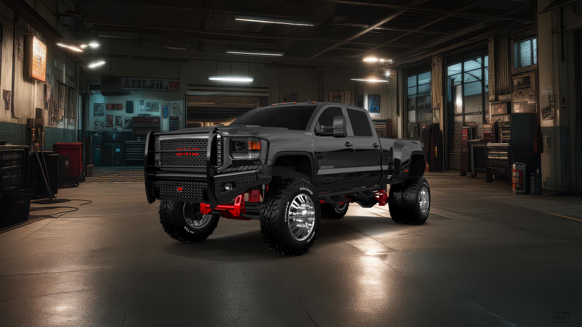 GMC Sierra 3500 HD Crew Cab 4 Door pickup truck 2015 tuning