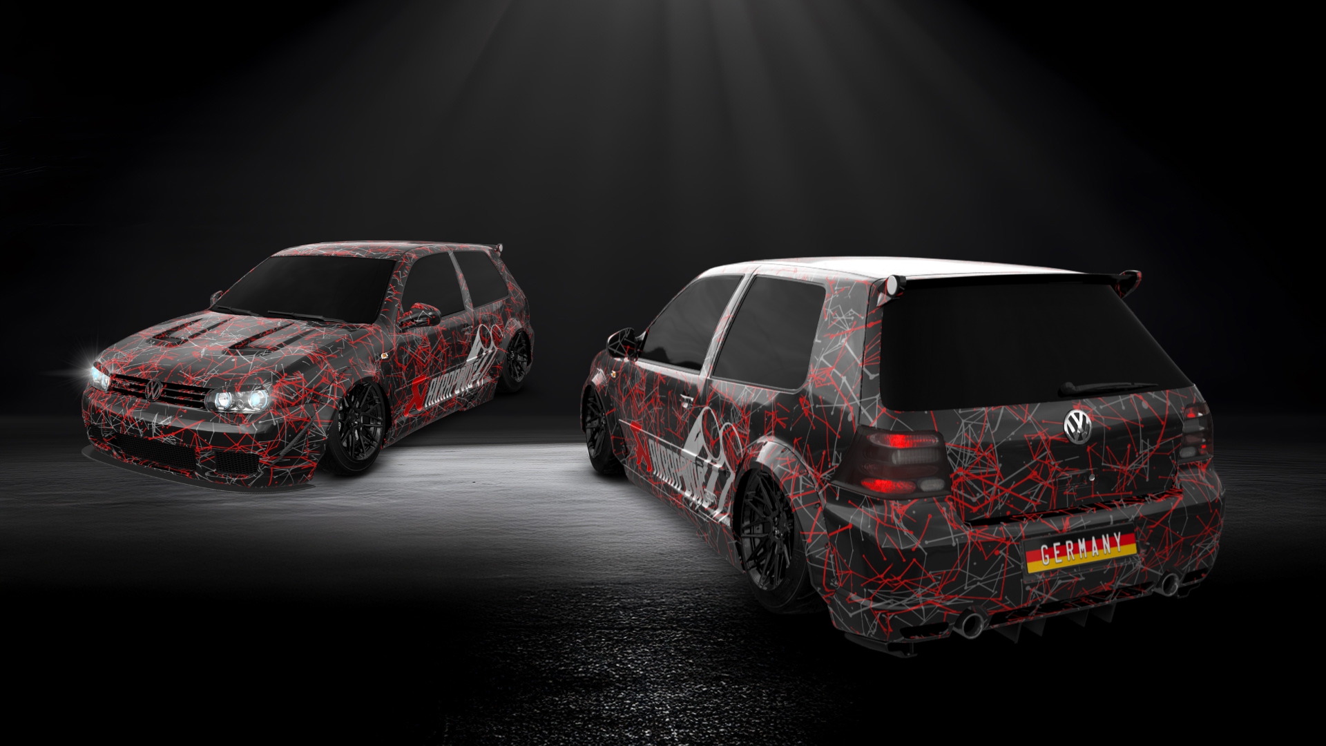 Volkswagen Golf 4 (mk4) 3 Door Hatchback 1997 tuning