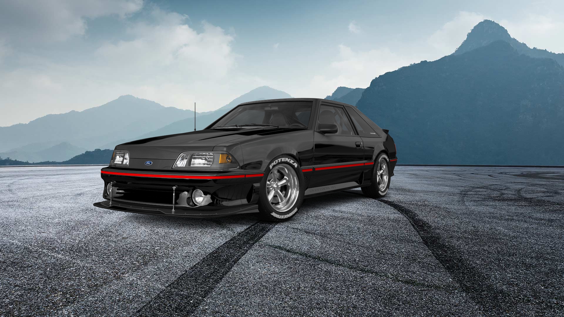Ford Mustang 3 Door Hatchback 1988 tuning