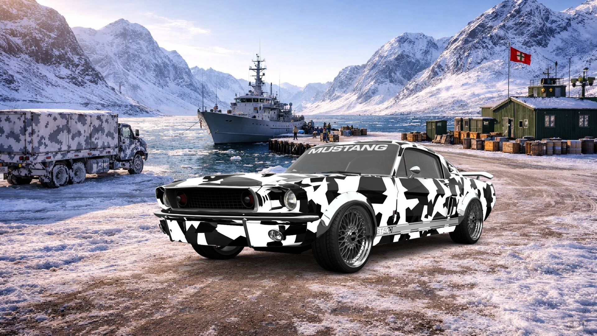 Mustang GT500 2 Door Coupe 1968 tuning