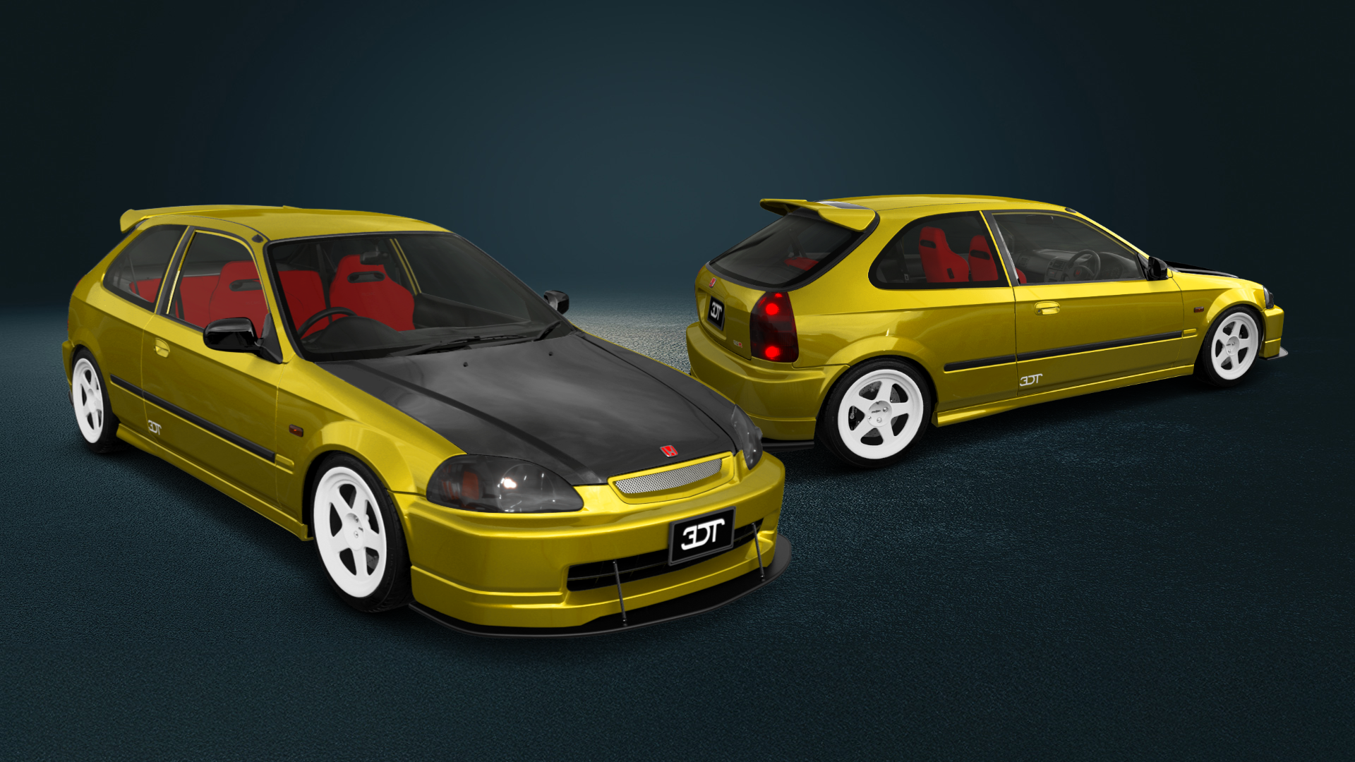 Honda Civic 3 Door Hatchback 1997 tuning
