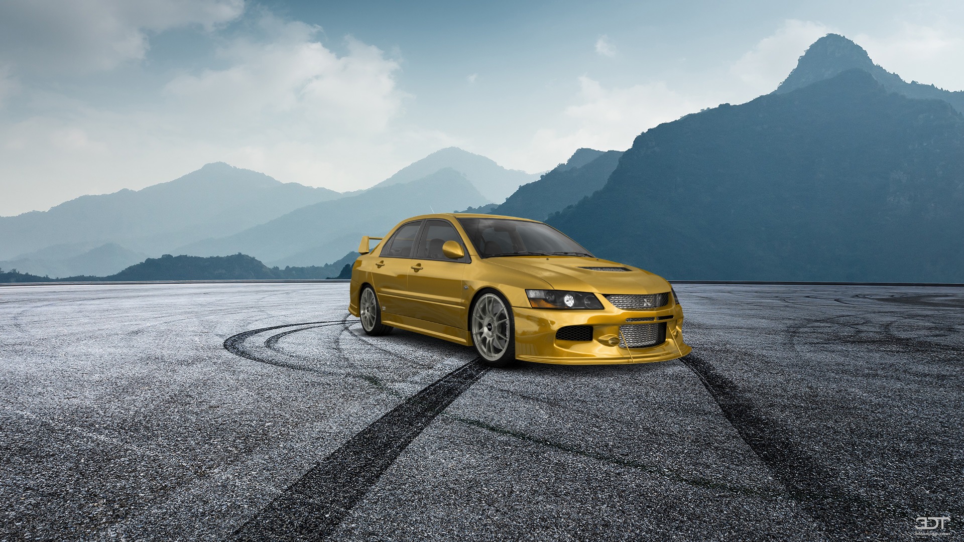Mitsubishi Lancer Evo IX 4 Door Saloon 2005 tuning