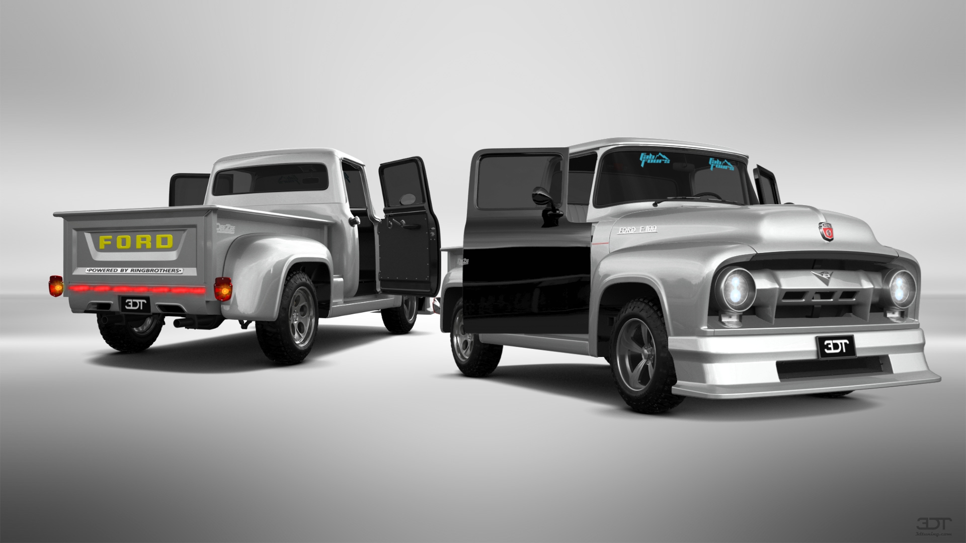 Ford F-100 2 Door truck 1956 tuning