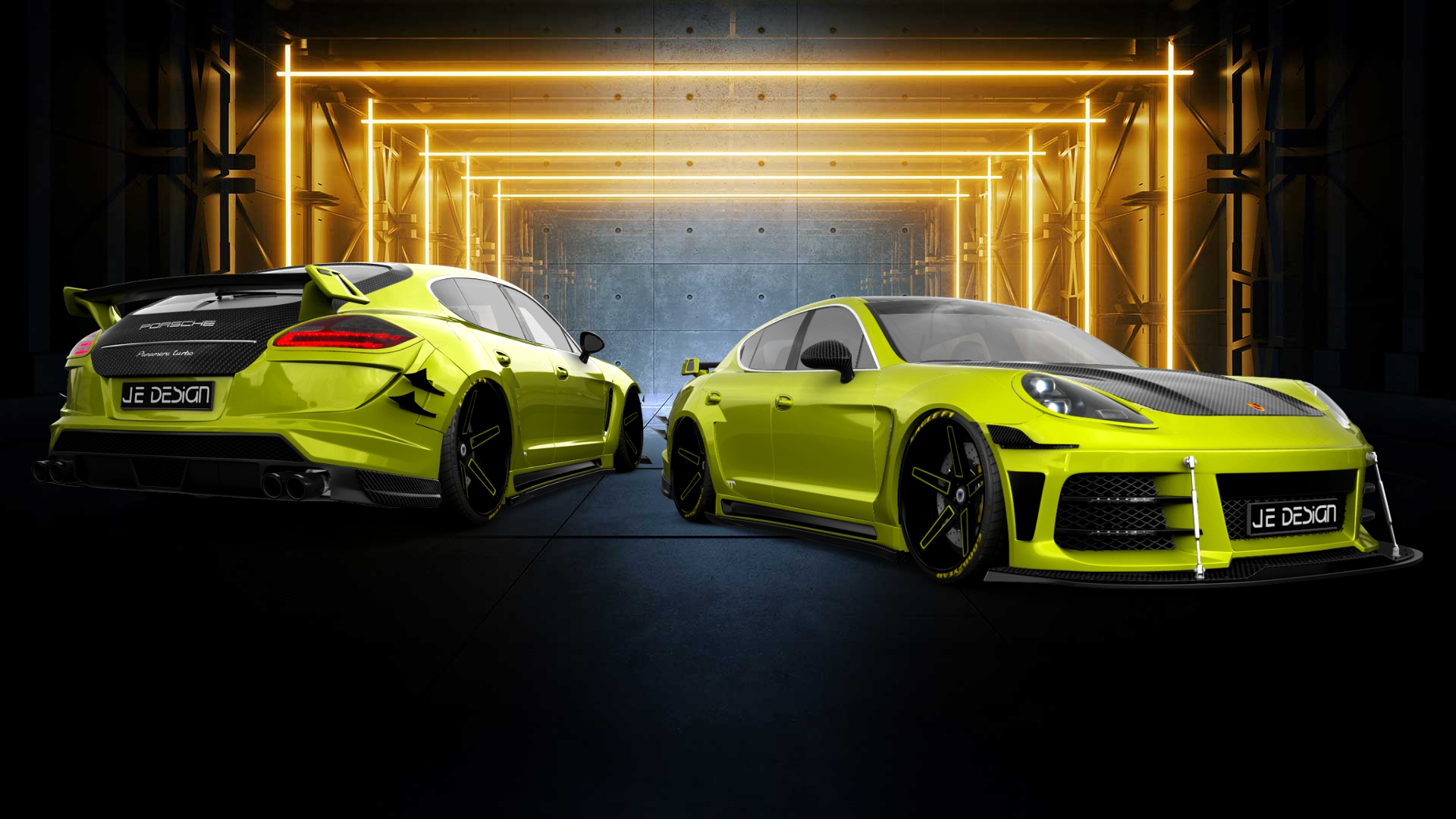 Porsche Panamera 4 door fastback saloon 2011 tuning