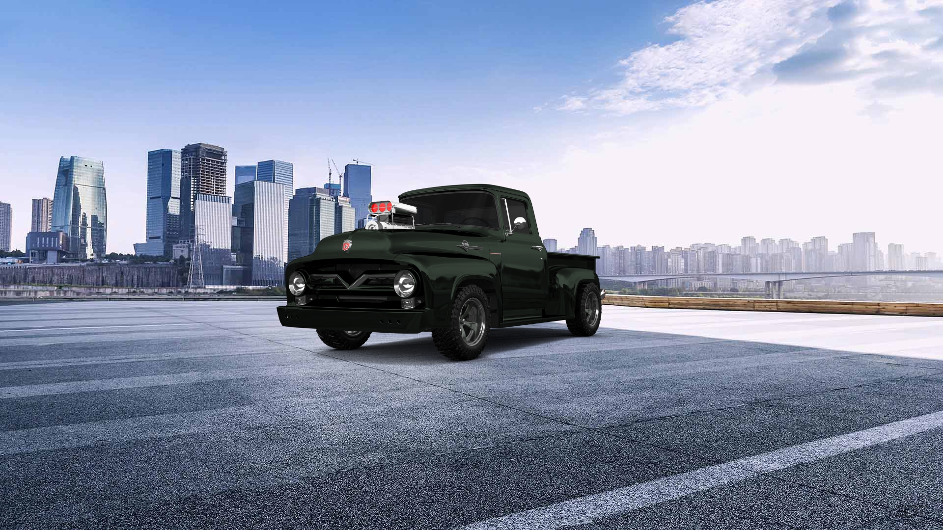 Ford F-100 2 Door truck 1956 tuning