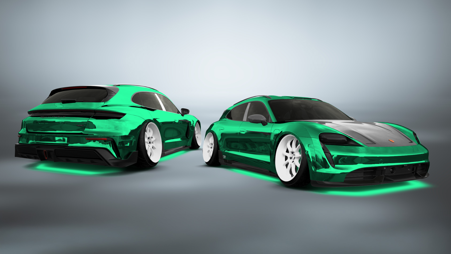 Porsche Taycan Sport Turismo Shooting Brake 2019 tuning