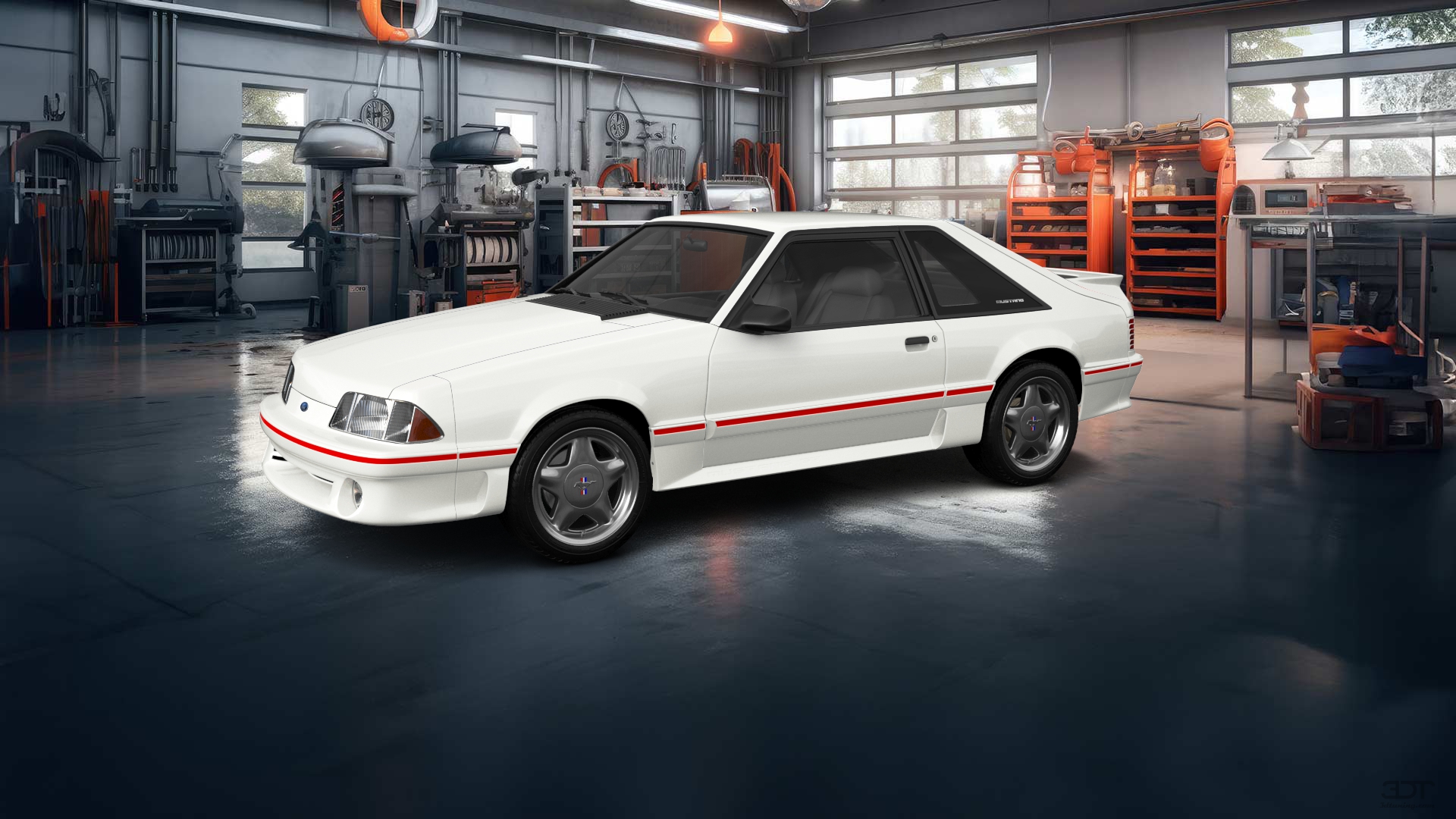 Ford Mustang 3 Door Hatchback 1988 Images