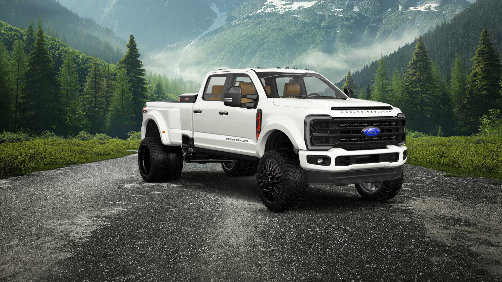 Ford F-350 DRW Crew Cab 4 Door pickup truck 2023 tuning