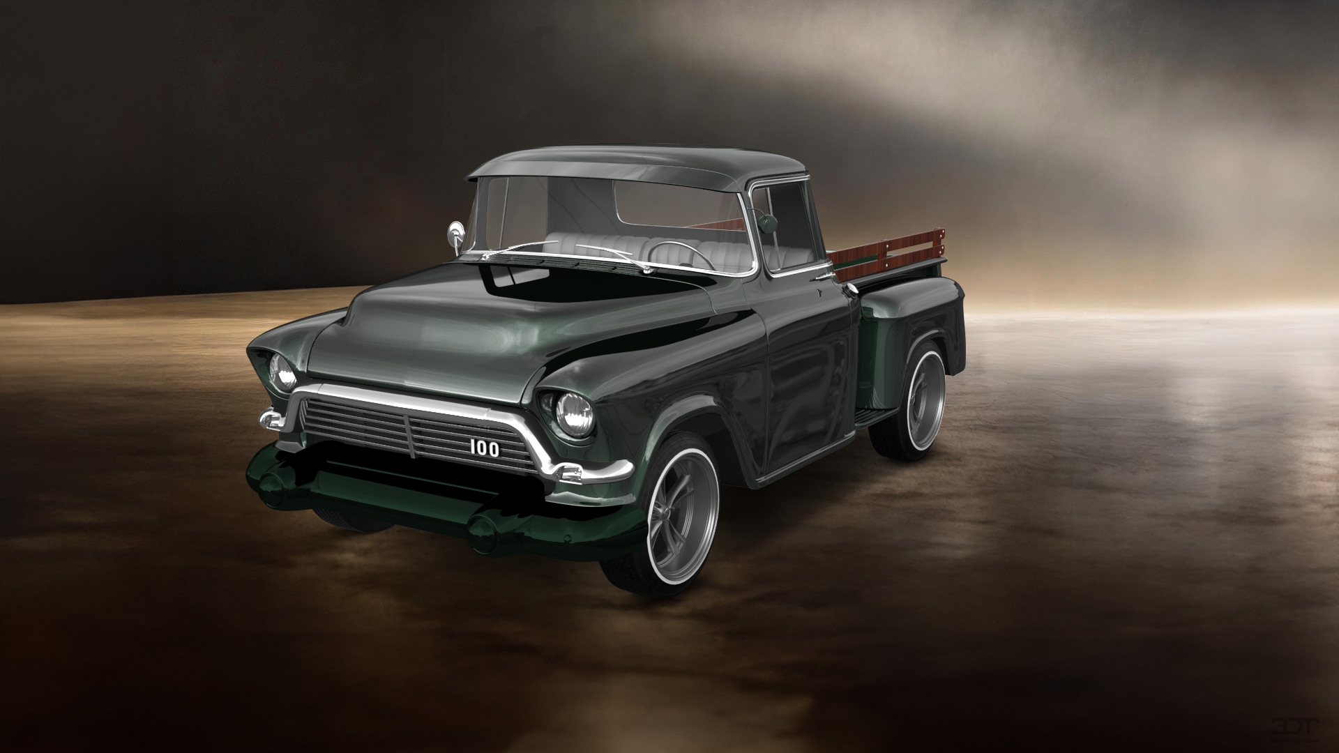GMC 100 Stepside 2 Door pickup truck 1957 tuning
