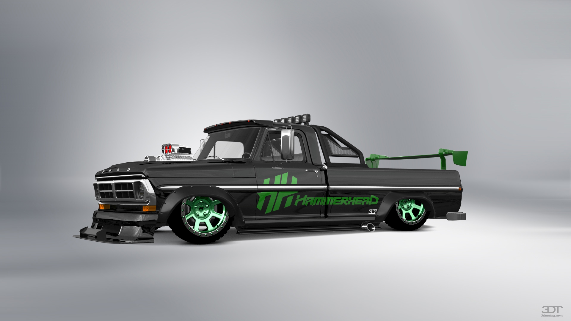 Ford F-250 2 Door pickup truck 1971 tuning