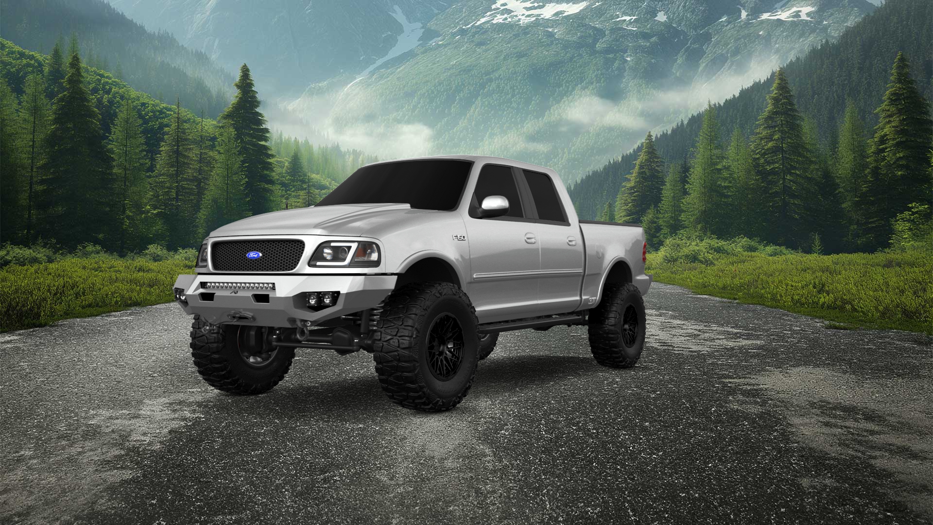 Ford F-150 SuperCrew 4 Door pickup truck 1997