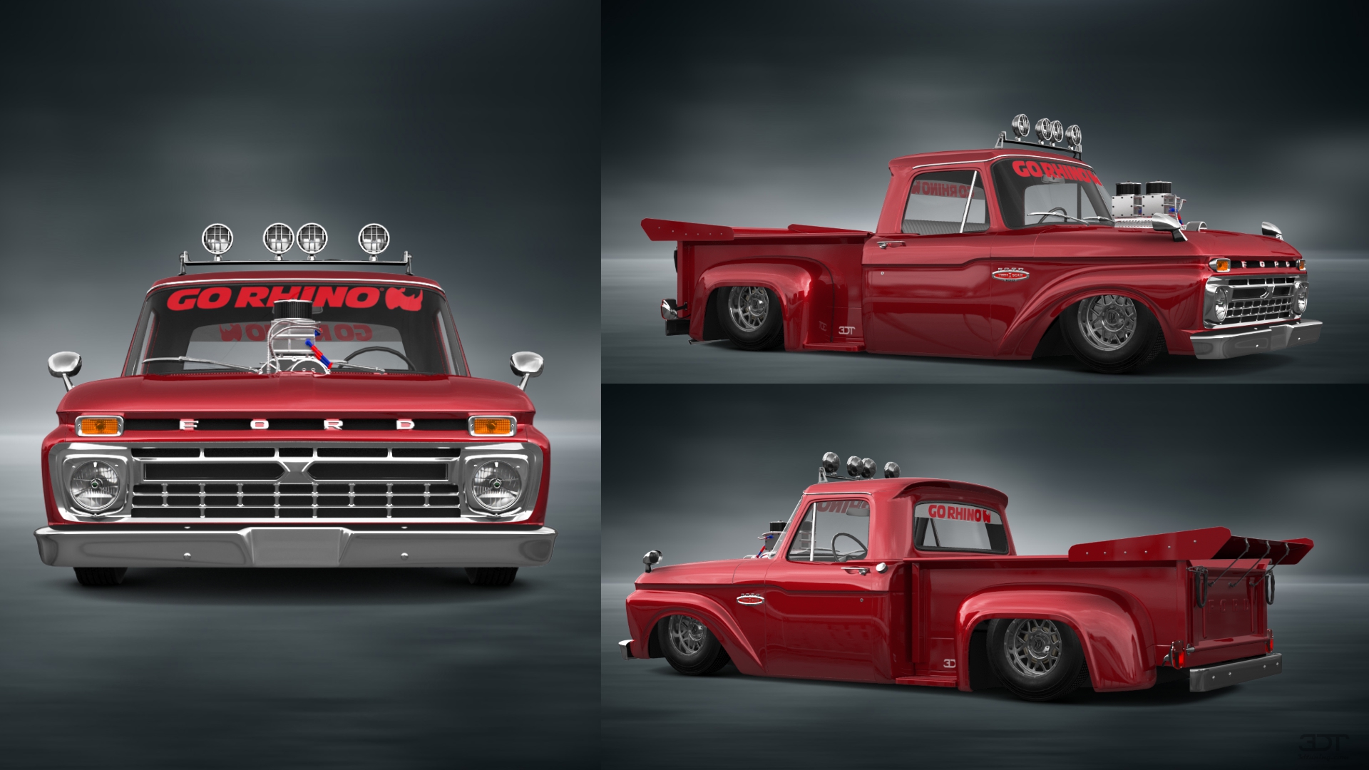 Ford F-100 Flareside 2 Door pickup truck 1961