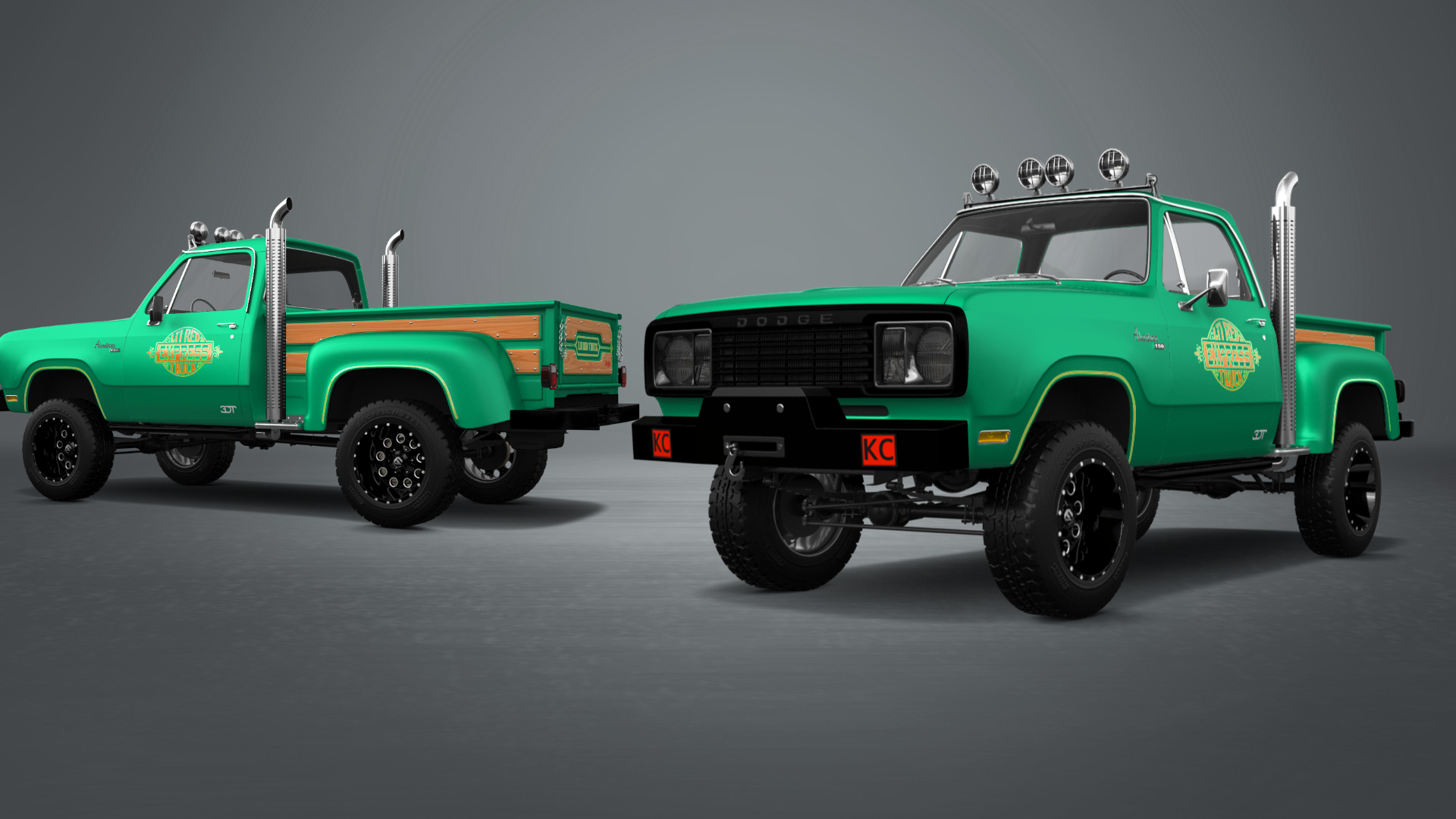 Dodge Lil Red Express 2 Door pickup truck 1978 tuning