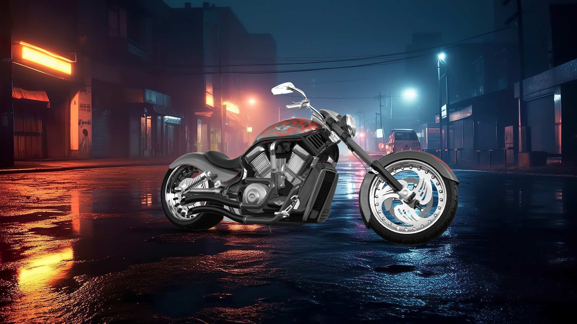 Harley-Davidson Custom Chopper Cruiser 2011