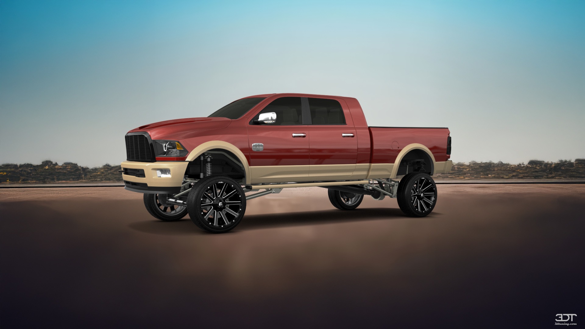 Dodge Ram 2500 Mega Cab 6.4 ft box 4 Door pickup truck 2010 tuning