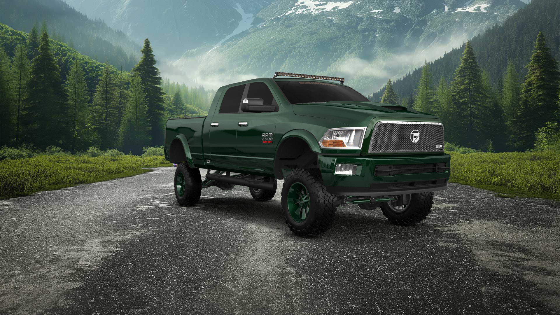 Dodge Ram 2500 Mega Cab 6.4 ft box 4 Door pickup truck 2010