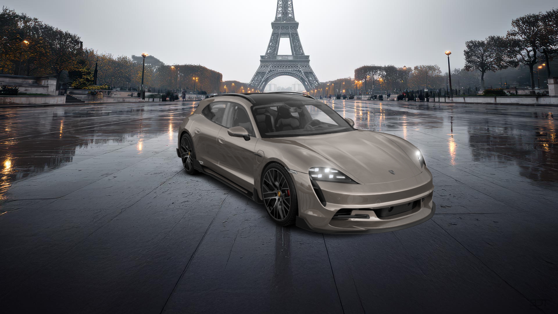 Porsche Taycan Sport Turismo Shooting Brake 2019 tuning