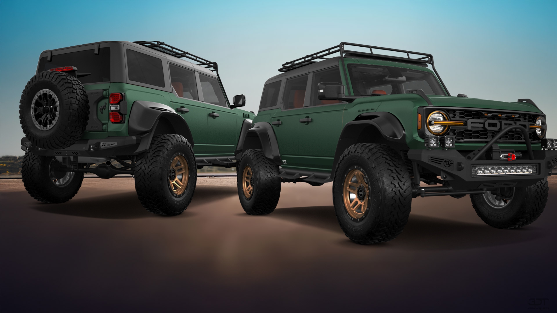 Ford Bronco Raptor 4 Door pickup truck 2022 tuning